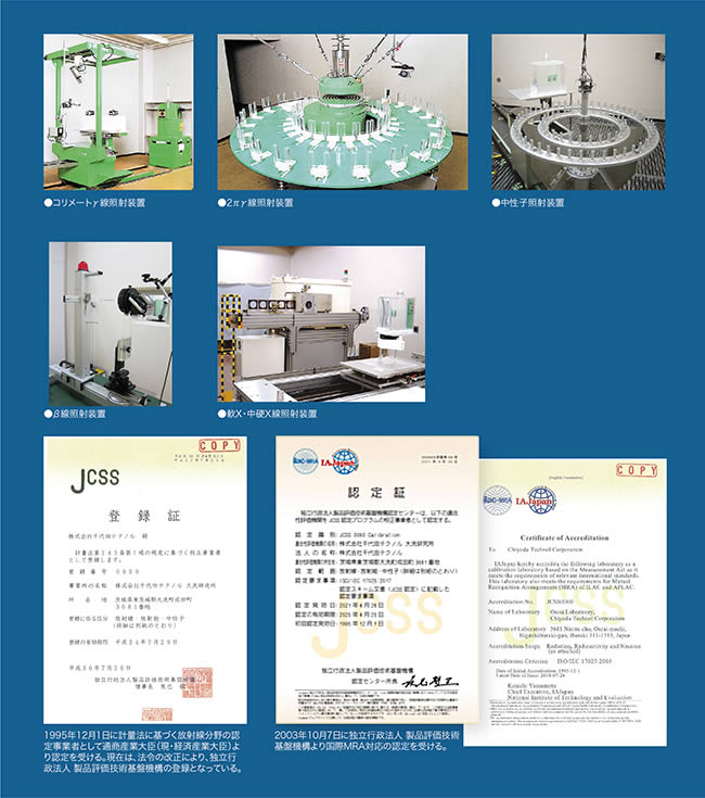 放射線測定器校正サービス | 産業（線源） | 千代田テクノル Web Showroom